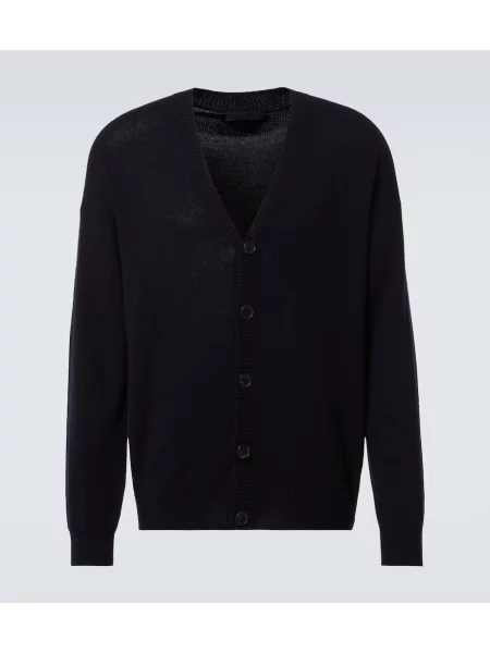 Cardigan Prada din cașmir albastru
