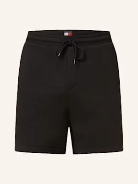 Tommy Jeans Szorty Dresowe schwarz czarne