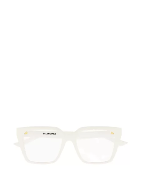 Ochelari de soare pătrați Balenciaga Eyewear alb