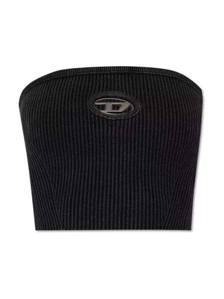 Top Diesel z dżerseju czarny