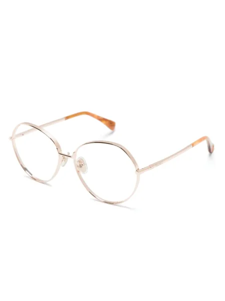 Ochelari de soare Max Mara Eyewear cu imprimeu geometric auriu