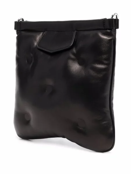 Kožená prošívaná taška Maison Margiela černá