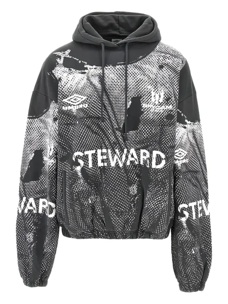 Hanorac cu glugă Umbro cu imagine gri