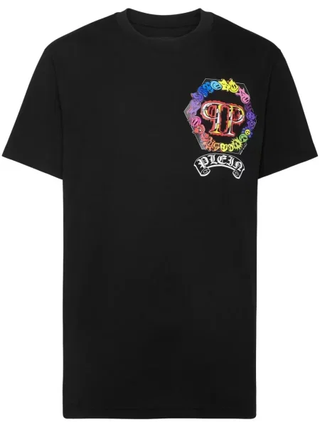 Tricou Philipp Plein cu imagine negru