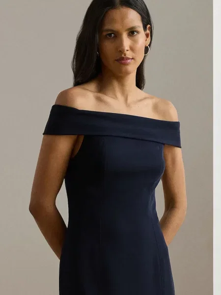 Макси платье Lauren Ralph Lauren синее
