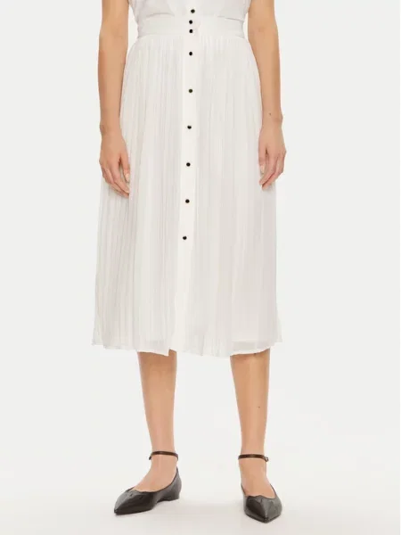 Vila Спідниця в складку Yasmin білий