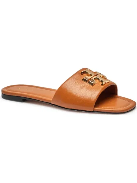 TORY BURCH De piele șlapi ELEANOR maro