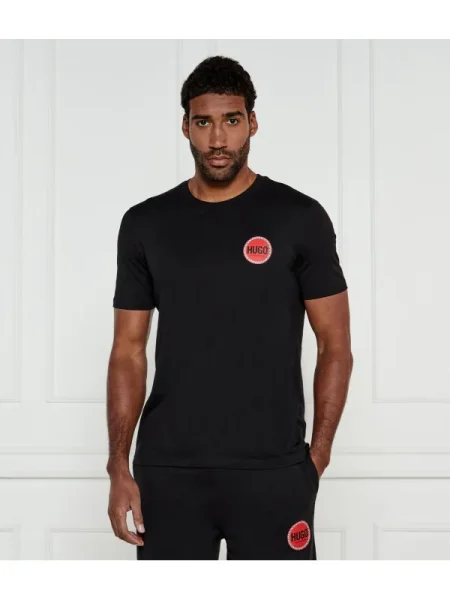 HUGO Tricou Danetchorb negru