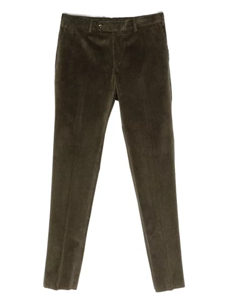 Pantaloni Pt Torino de catifea cord verde