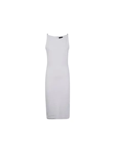 Sukienka midi Emporio Armani biała