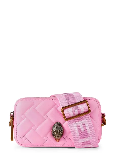 Kurt Geiger London torebka crossbody skórzana Kensington różowa