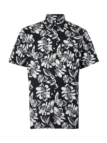 JACK & JONES Cămașă JJETHAN negru alb