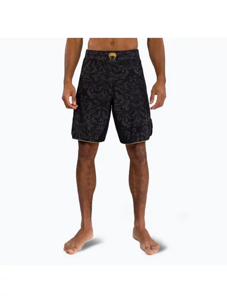 Spodenki treningowe Venum x Ilia Topuria Unmatched Fight black/gold czarne