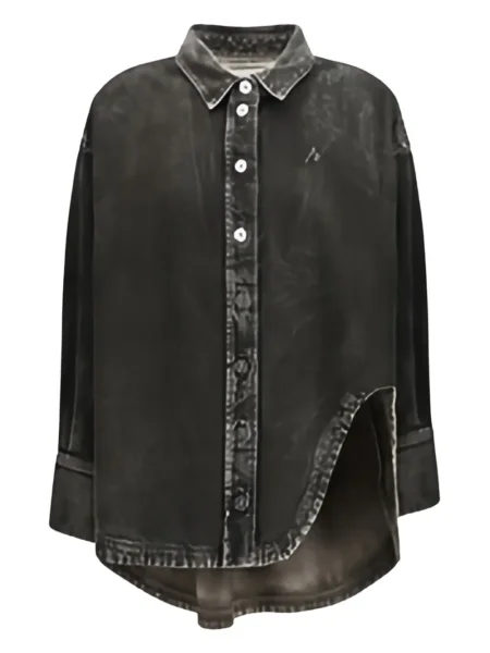 Cămașă The Attico lungă gri