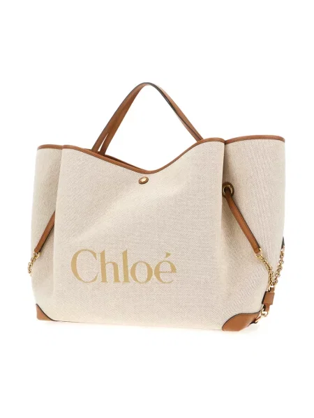 Shopperka Chloe beżowa