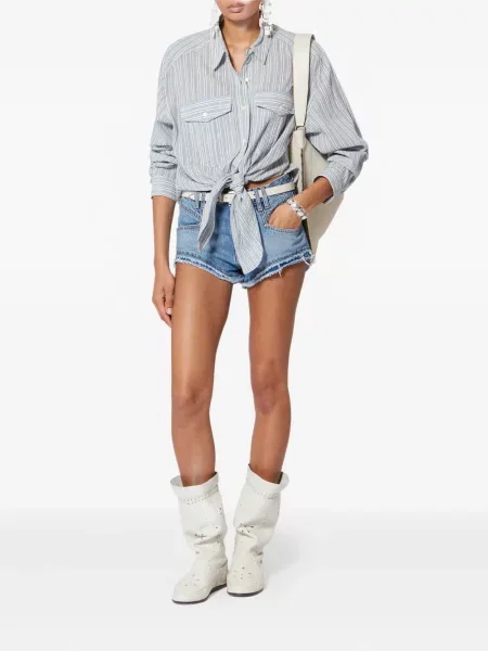 Pantaloni scurți Isabel Marant albastru