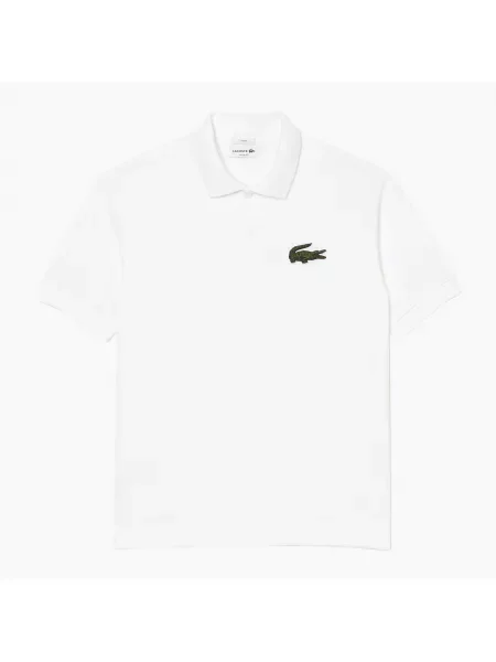 Koszulka polo Lacoste z logo biała