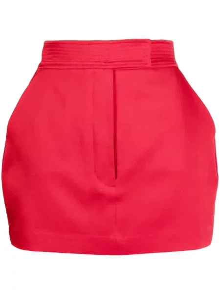 Fustă Alex Perry din satin roșu