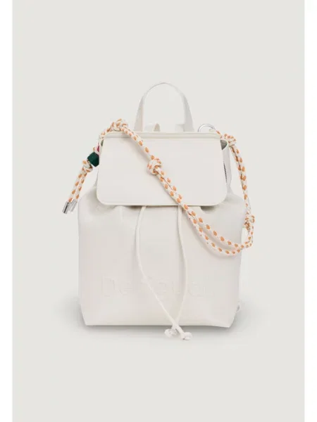 Batoh Desigual s autogramem bílý