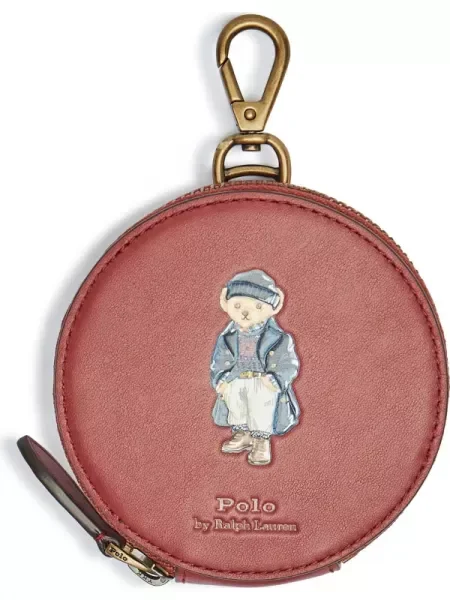 POLO RALPH LAUREN De piele portofel bordo