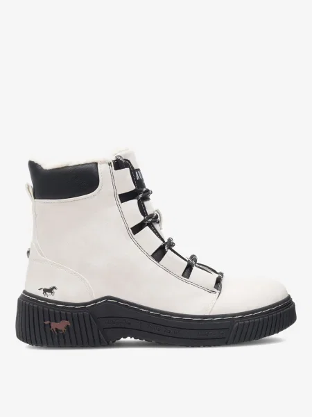 Зимни обувки Mustang бял