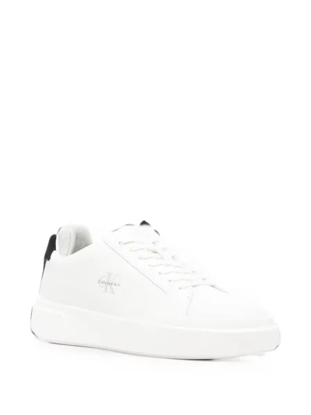 Sneakerși Calvin Klein cu imagine chunky alb