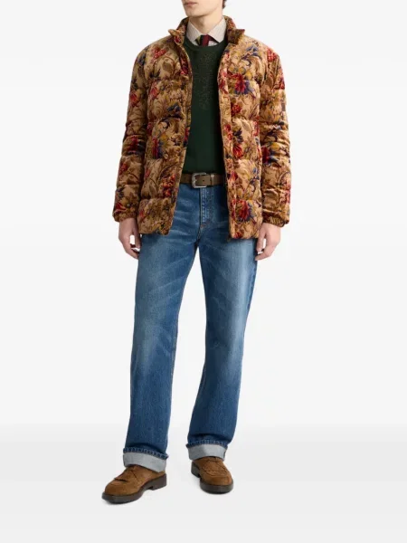 Geacă Etro de catifea cu model floral cu imagine