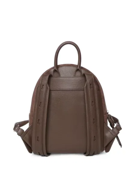 Rucsac Love Moschino cu autograf maro