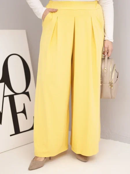 Pantaloni Kesi Włoski galben