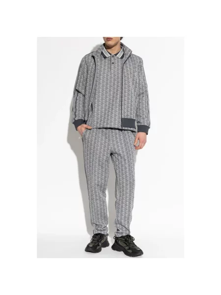 Bluza Lacoste do biegania szara