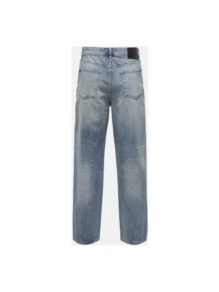 Szerokie jeansy Only & Sons niebieskie
