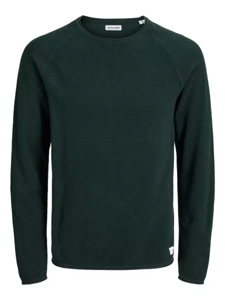 JACK & JONES Pulover JJEHill închis verde