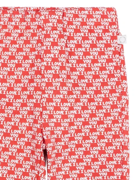 Spodnie dziecięce Stella Mccartney czerwone