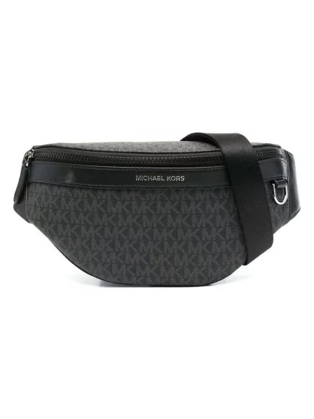 MICHAEL Michael Kors Pojasna torbica siva crna