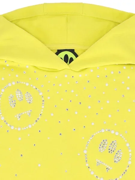Bluza z kapturem dziecięca Barrow żółta