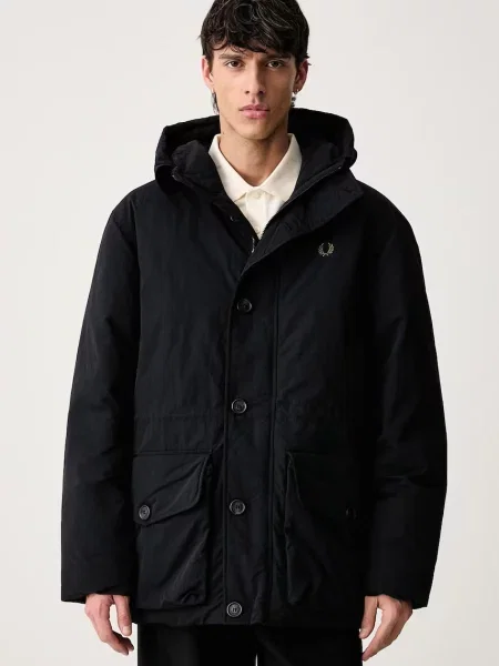 Fred Perry parka czarna