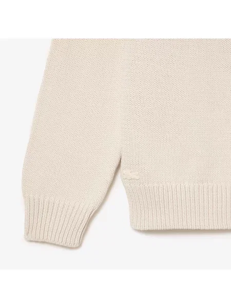 Sweter Lacoste biały