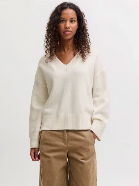 JJXX Πουλόβερ JXELSA offwhite