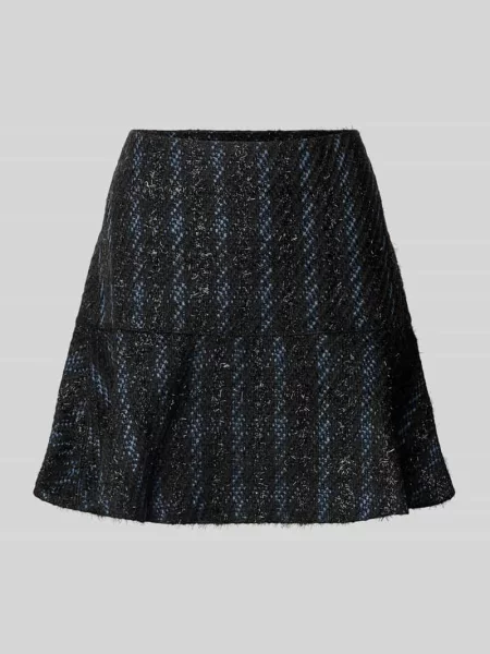 Spódnica mini z wszytym zamkiem błyskawicznym model ‘ANDIE’ Guess czarna