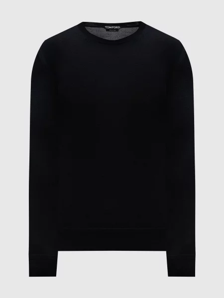 Джемпер з кашеміру та шовку Tom Ford чорний