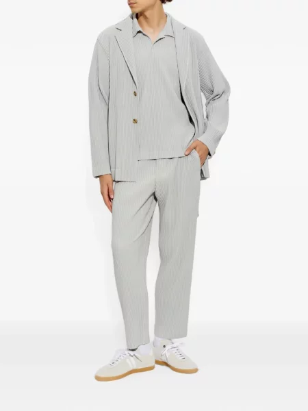 Polo Homme Plissé Issey Miyake γκρι