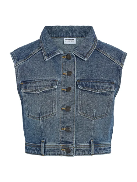 Noisy may Brezrokavnik NMKETTIE moder denim