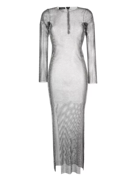 Rochie maxi Santa Brands plasă de costum negru