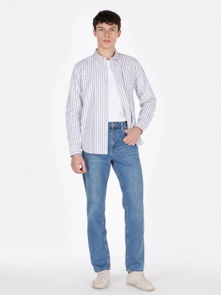 Джинси Colin’s комбінований верх блакитний