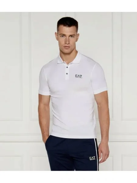Polo alb