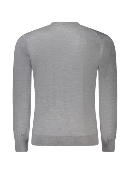 Hanorac crewneck Guess cu decolteu rotund gri