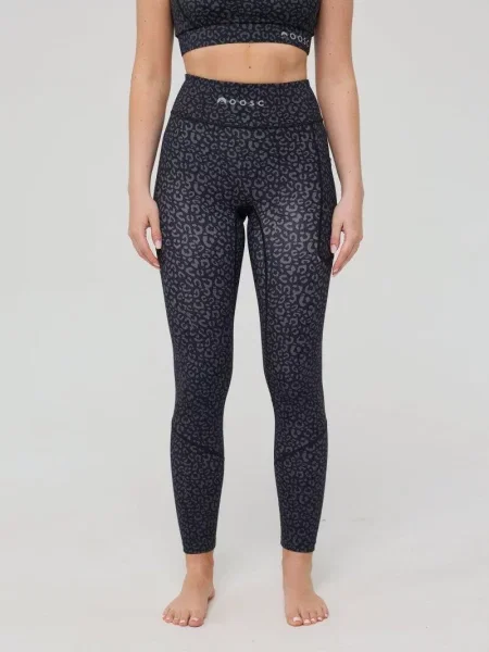 Legginsy Infinite High Waisted Leopard czarny