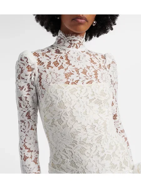 Rochie De La Vali din dantelă alb
