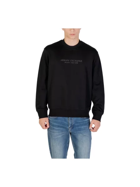 Bluza Armani Exchange z nadrukiem czarna