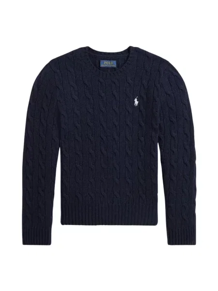 Sweter Ralph Lauren wełniany niebieski